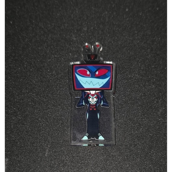 Handmade Other - Vox Phone Peeker! Hazbin‎ Hotel Lucifer Acrylic Phone Computer Buddy NEW